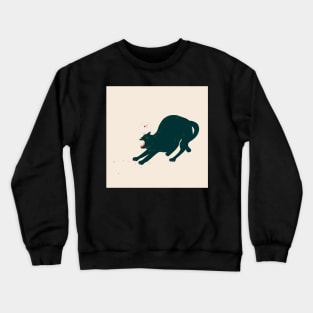 Cat and laser Crewneck Sweatshirt